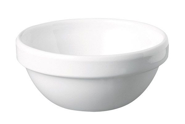 APS kom -CASUAL MINI-, Ø 6 cm, hoogte: 2,5 cm, melamine, wit, 0,02 liter, 83880