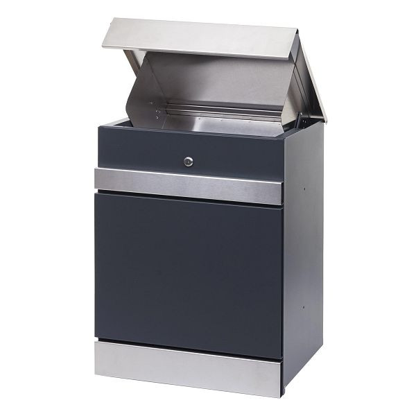 Mendler Paketkasten HWC-K41, Paketbox Paketfach Paketstation Brievenbus, metaal, gegalvaniseerd staal antraciet, 92123