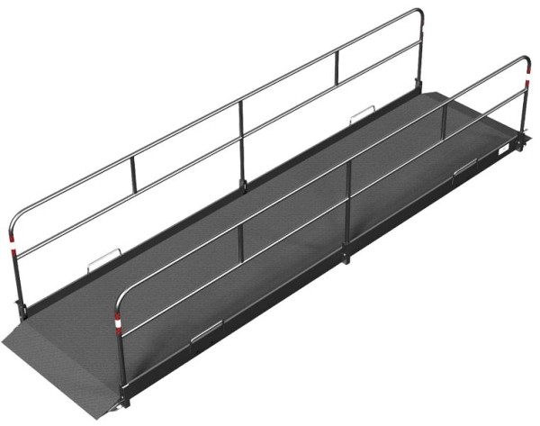 Schake aluminium sleufbrug 5 m lang, 1,3 m, 2028513