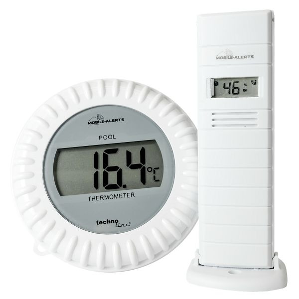 Technoline set zwembadsensor + extra sensor voor buitentemperatuur en vochtigheid, MA 10700