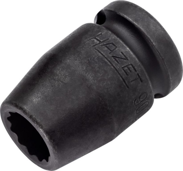 Hazet impact, machine schroevendraaierdop, dubbele zeskant, hol vierkant 12,5 mm, 12 mm, 900SZ-12