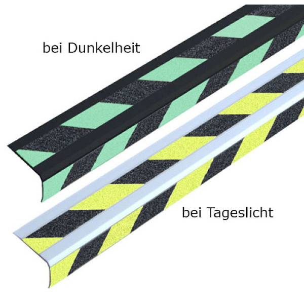 Stone HGS antislip trapneusprofiel -Universeel Dubbel-, zelfklevend / zwart-geel, dm3039