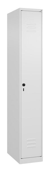 C+P luierkluis Classic PLUS met middenwand, 1850x300x500mm, 9016/9016, veiligheidsdraaigrendel, 080000-10F S10016