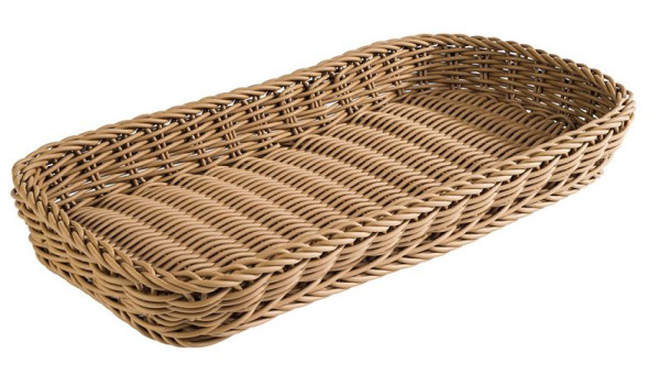 APS mand -PROFI LINE-, 40 x 20 cm, hoogte: 5 cm, polypropyleen, beige, 50901
