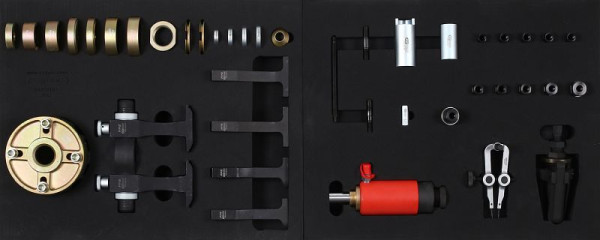KS Tools MODULO systeeminzetset voor compacte wiellagers, 61-delig, 440.9161