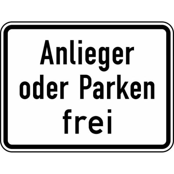 Steen HGS bewoners- of gratis parkeren nr. 1020-31, 450x600mm /RA2/Alform, 1020-31-222