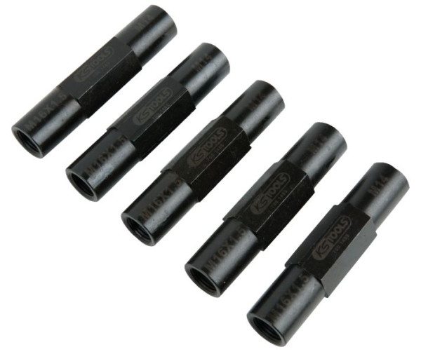 KS Tools adapter voor wielbouten met binnendraad M14 + M16x1,5, 5 stuks, 700.1485