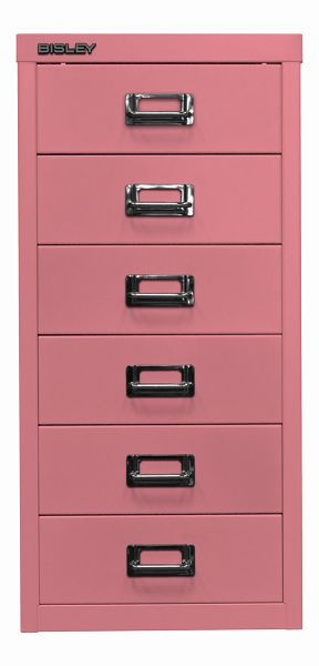 Bisley MultiDrawer™, 29-serie, DIN A4, 6 laden, roze, L296601