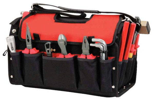 KS Tools Premium elektriciensgereedschapskoffer, nylon tas, 132-delig, 117.0190
