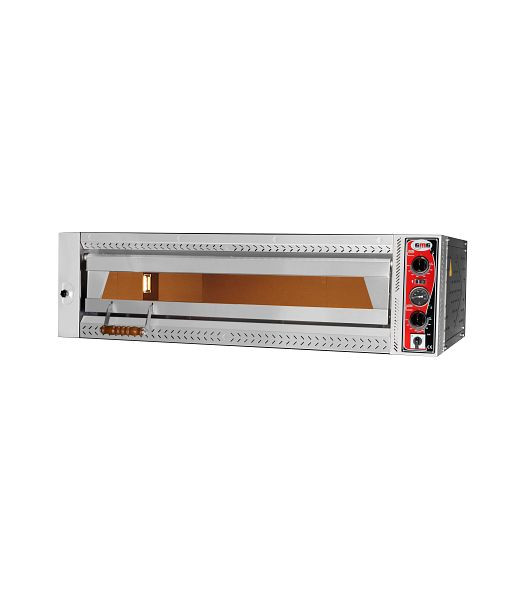 GMG pizzaoven Maxima V, 6x Ø 35cm, 8 kW 400V, stapelbaar, geheel van vuurvaste steen, 1 bakkamer, PEF10570 PU
