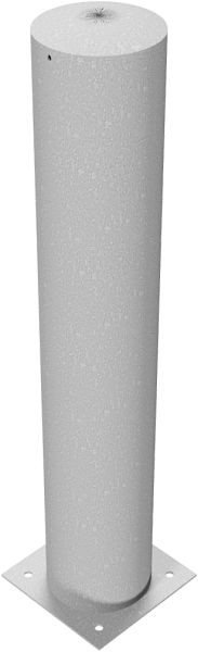 Schake stalen buispaal Ø 273 x 5 mm voor deuvels, thermisch verzinkt / wit gecoat, totale lengte: 1500 mm, 40273