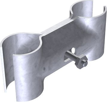 Schake verbindingsklem, 5,0 mm plaatdikte, 3VB10V