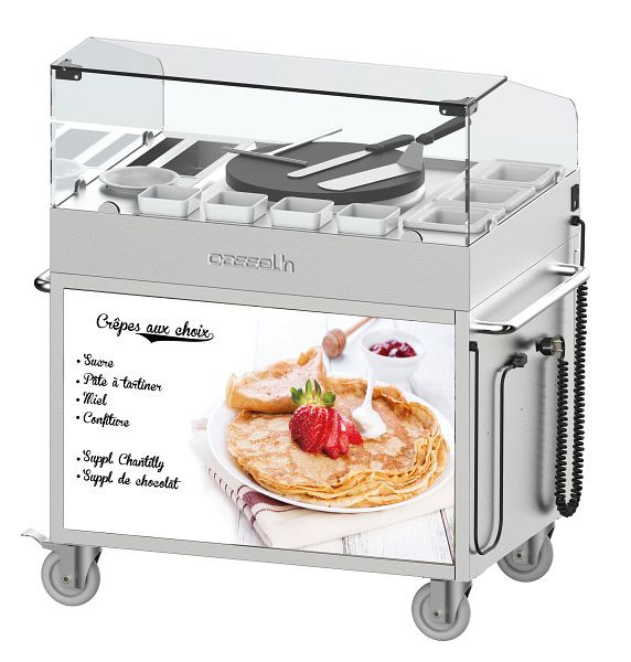 Casselin Mobile Crepes Station 40 - ingebouwd, CCHCC40E