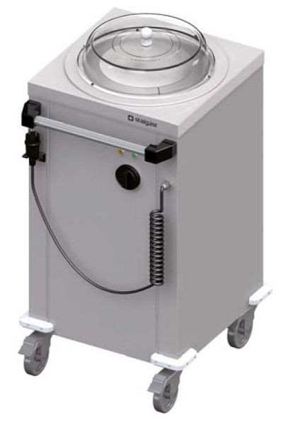 Stalgast Verwarmde dubbele bordendispenser, verrijdbaar 1000x510x880 mm voor voedseluitgiftesystemen, ZS10113