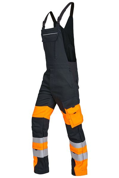 ROFA tuinbroek 2355, maat 26, kleur 373-antraciet-lichtoranje, 6652355-373-26