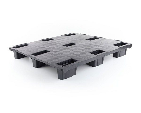 ALPHA Kunststoff Leichtpalette 1200x1000x155 mm, geschlossen, 9 Füße, 1819