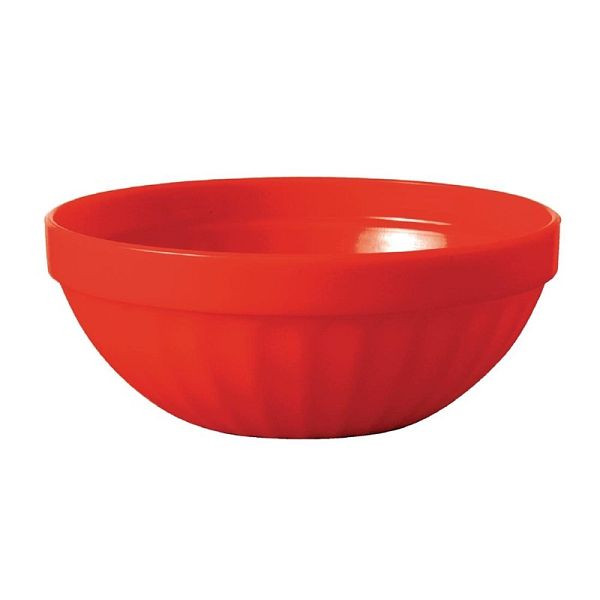 Olympia Kristallon fruitschalen rood 10,2cm, VE: 12 stuks, CE277
