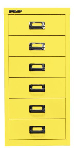 Bisley MultiDrawer™, 29-serie, DIN A4, 6 laden, zinkgeel, L296641