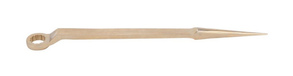 KS Tools BRONZEplus montageringsleutel met doorn, gebogen 17 mm, 963.8168