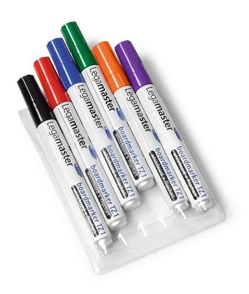 Legamaster board marker TZ 1 set van 6 assorti, 7-110096