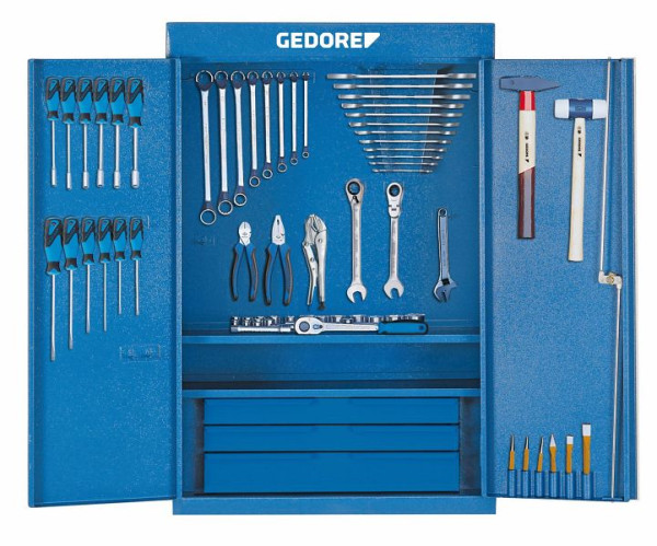 GEDORE universeel gereedschapsassortiment 100-delig + kast, 6613250