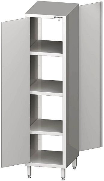 Stalgast doorschuifkast, hoogte 2000 mm, met scharnierende deuren, gelast