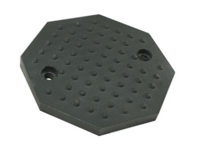 Busching rubber pad passend voor Chinese liften, H: 10mm, D125mm, 100547