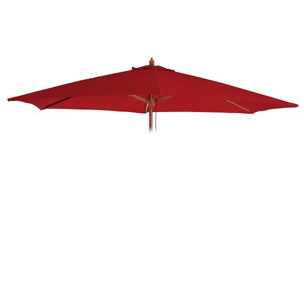 Mendler vervangende hoes voor Florida parasol, parasolhoes vervangende hoes, Ø 3m polyester 6 stutten, bordeaux, 81649