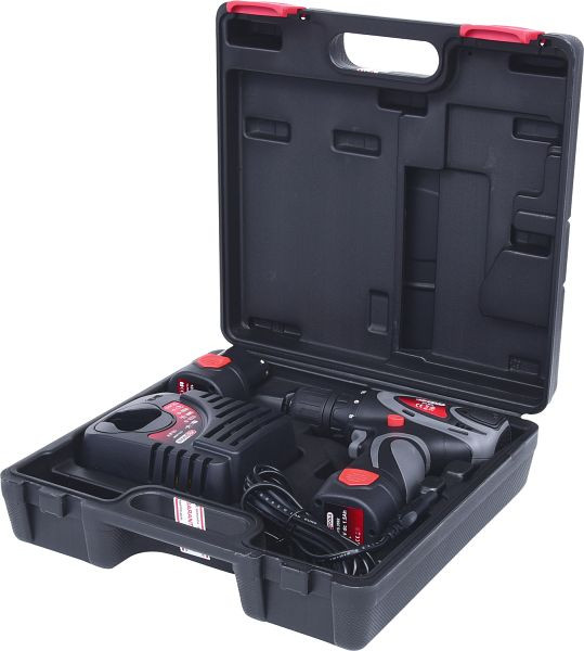 KS Tools accuschroefboormachine, 24Nm, 1.870 rpm 10, 8V, met 2 accu's en 1 lader, 515.3536