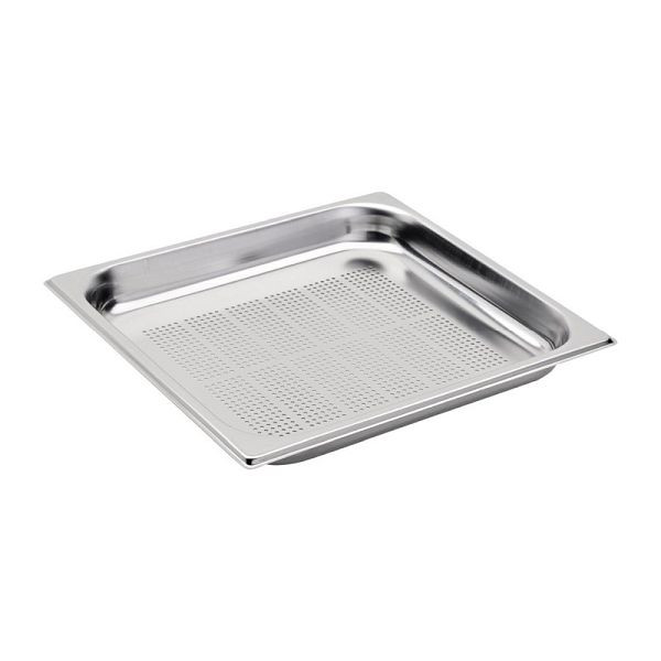 Gastro M geperforeerde GN bak RVS GN2/3 6.5cm, DA746