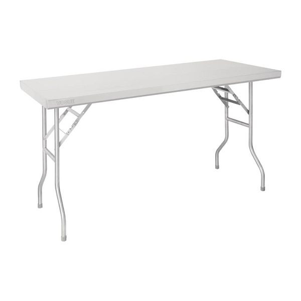 Vogue RVS opklapbare werktafel 1220x610x780mm, FN288