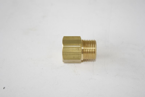 ELMAG adapter reduceernippel IT 1/4 x AG 3/8', met speciale conus voor acetyleen/zuurstofhaspel (greepaansluiting, terugslagbeveiliging), 54139