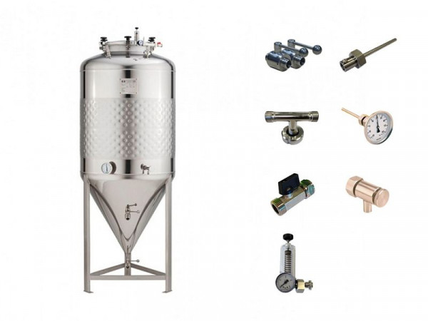 Speidel set RVS druktank ZKG 625 liter