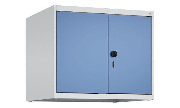 C+P kastopzet Classic PLUS, C-opzetkast Classic PLUS, 2 vakken, 500x600x500mm, 7035/5023, veiligheidsdraaigrendel, 080092-20 S10005
