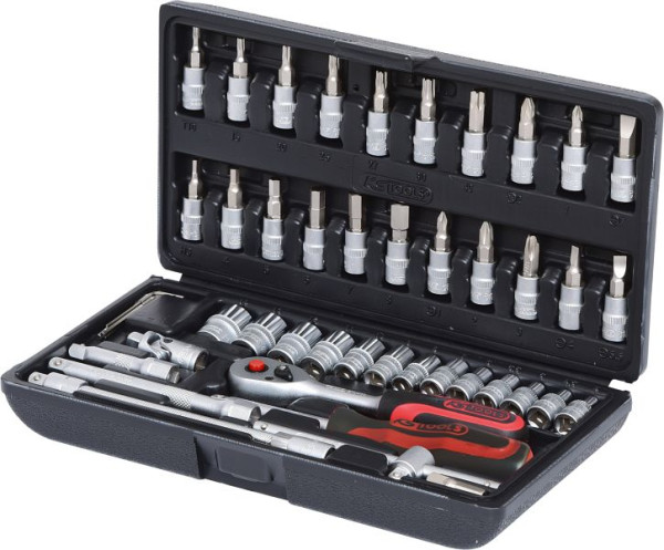 KS Tools 1/4" dopsleutelset, 46-delig, 911.0646