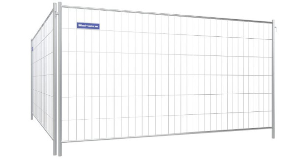 Schake bouwhek “Profi”, met haken en ogen, breedte: 3,50 m, hoogte: 2,00 m, 3B2036H