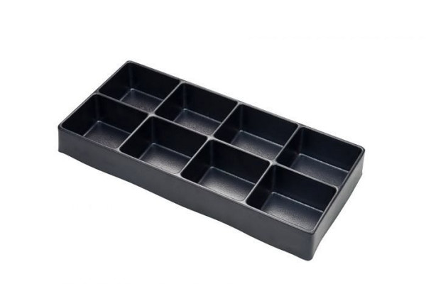 Boxo lege bak met 8 vakken, VE: 10 stuks, BXP000-8