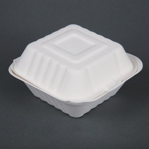 Fiesta Green composteerbare suikerriet burger dozen 14,9cm, VE: 500 stuks, DW246