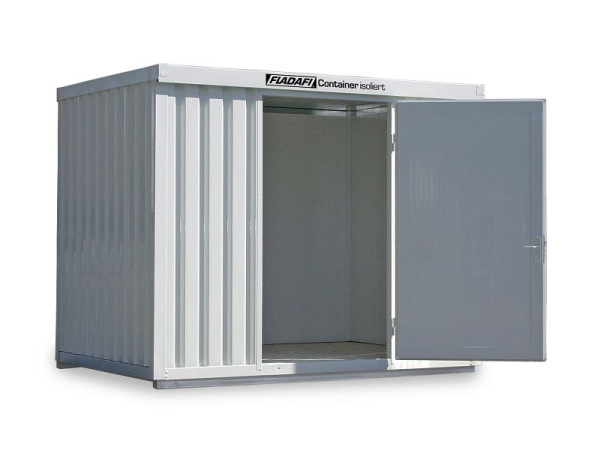 FLADAFI materiaalcontainer IC 1300, geïsoleerd, met geïsoleerde bodem, 3.050 x 2.170 x 2.500 mm
