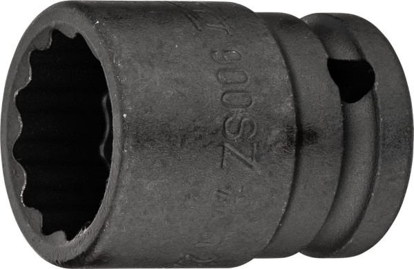 Hazet impact, machine schroevendraaierdop, dubbele zeskant, hol vierkant 12,5 mm, 22 mm, 900SZ-22