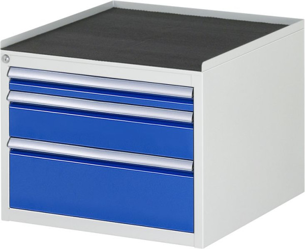 RAU ladekast serie 7000, B580 x D650 x H465 mm, metalen steun, hoogte 25 mm, laden: 1xH60, 1xH120, 1xH180 mm, 13-L2.1A-MT.11