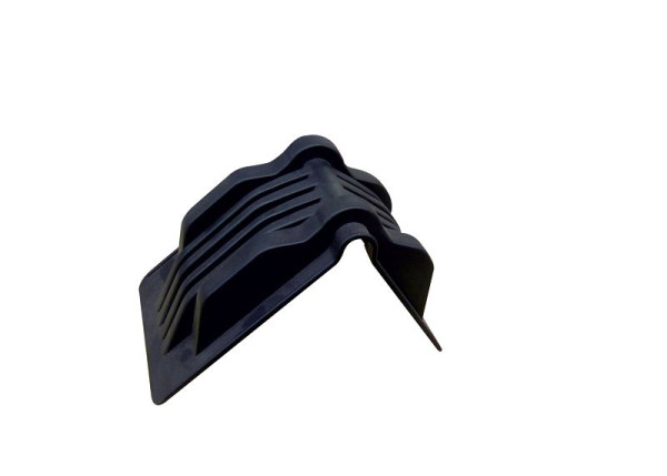 Schakerandbescherming, materiaal PE voor riembreedte 75,00 mm hoek 100° totale breedte 145 mm pootlengte 179x131,5 mm, 50KS05