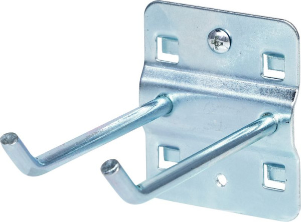 KS Tools Dubbele gereedschapshouder met schuin haakuiteinde, diameter 6 mm, 75 mm, 860.0814