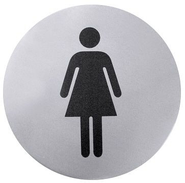 Contacto toiletdeur symbool DAME, 7661/003