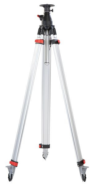 NESTLE statief aluminium zwaar, zelfremmend, 150-295cm, aluminium kop, waterpas, rubberen voetdop, 13501000