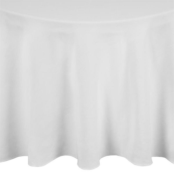 Mitre Essentials Occasions rond tafelkleed wit 230cm, GW439