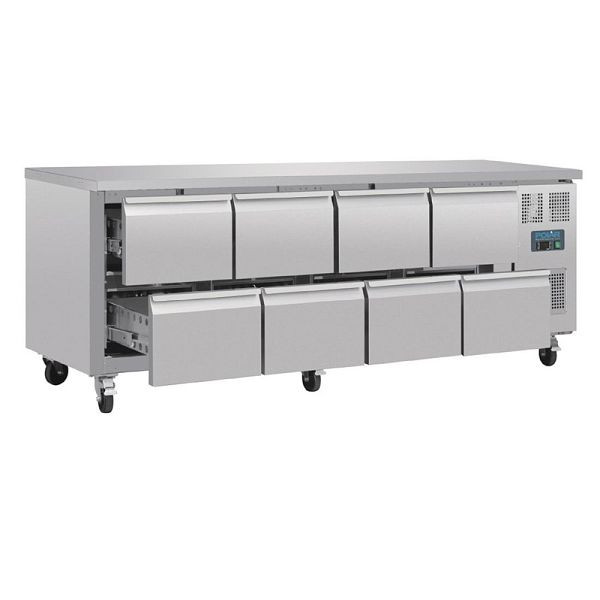 Polar 8-lades gekoelde toonbank 616L, DA549