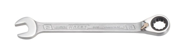 Hazet combinatieratelsleutel, extern dubbel zeskant tractieprofiel, 21 mm, 606-21