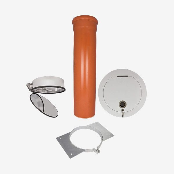 HKW wasafvoersysteem complete set 1, PVC, schachtlengte: 1,10 meter, Ø 300 mm, 23005N