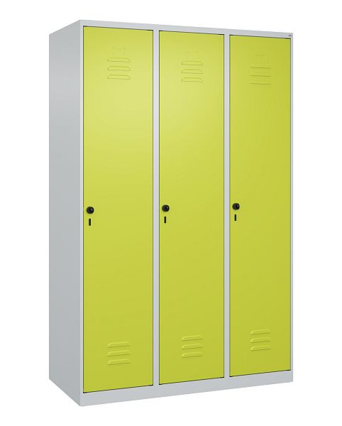 C+P luierkluis Classic PLUS, 3 vakken, 1850x1200x500mm, 7035/0024, veiligheidsdraaigrendel, 080000-32 S10009